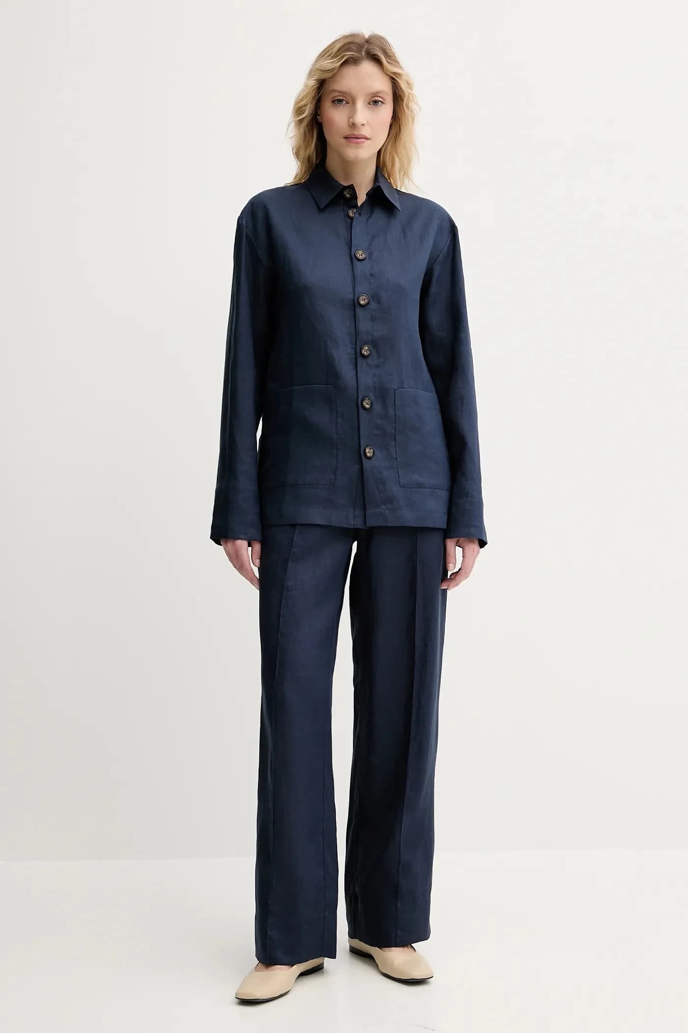 Льняные брюки - фото 2