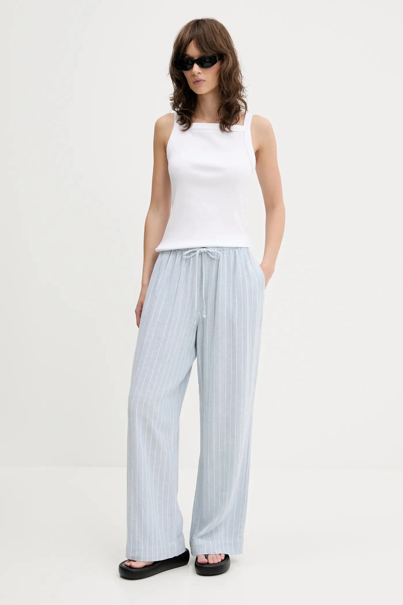 Льняные брюки - фото 2