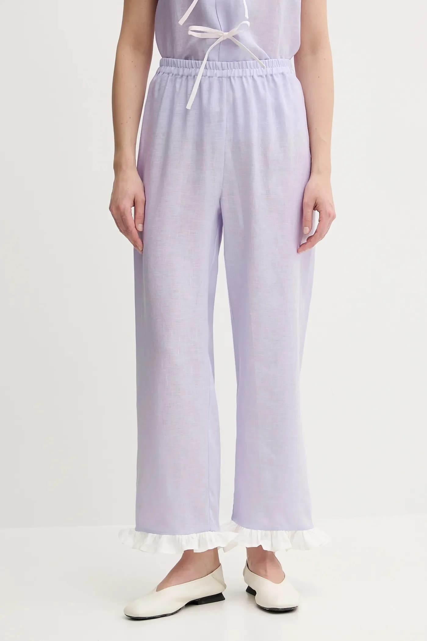 Льняные брюки