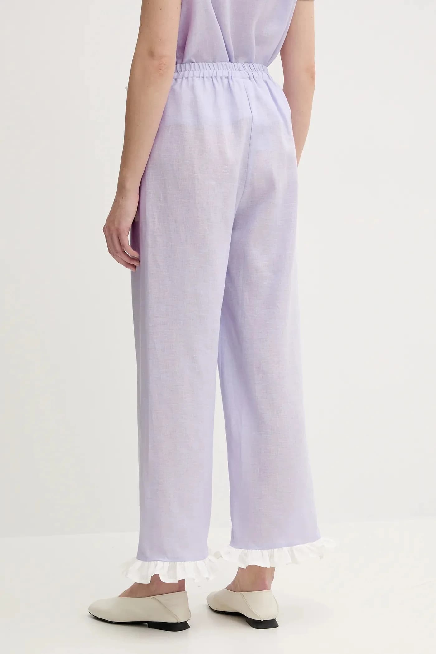 Льняные брюки - фото 3