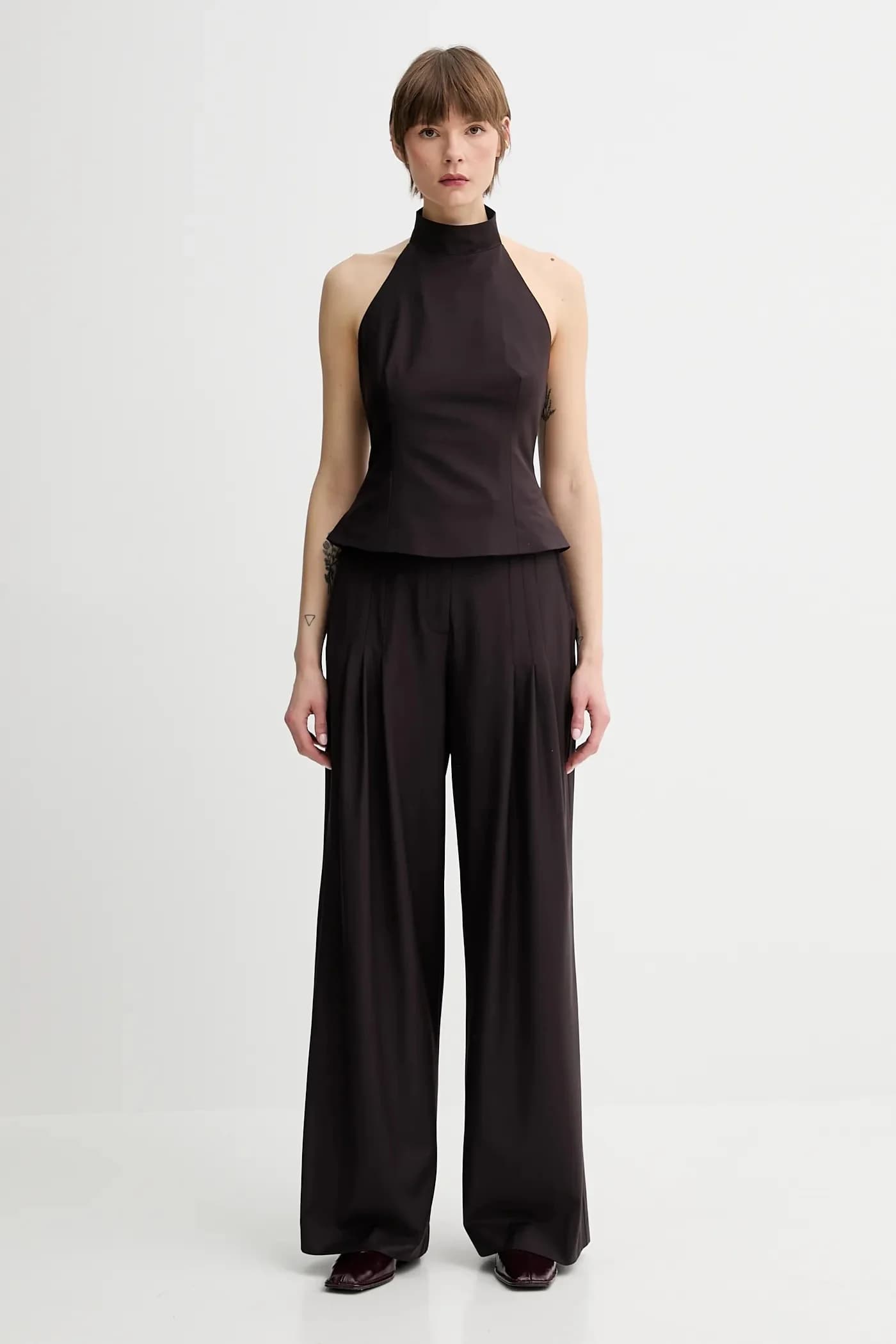 Брюки из смесовой шерсти - фото 2