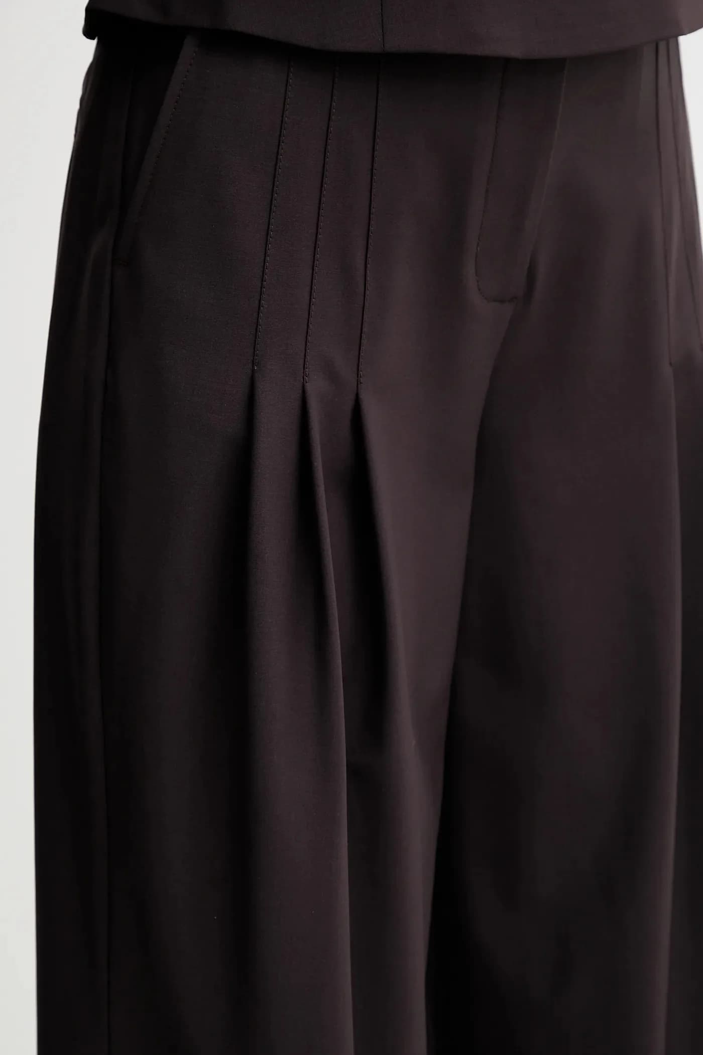 Брюки из смесовой шерсти - фото 4