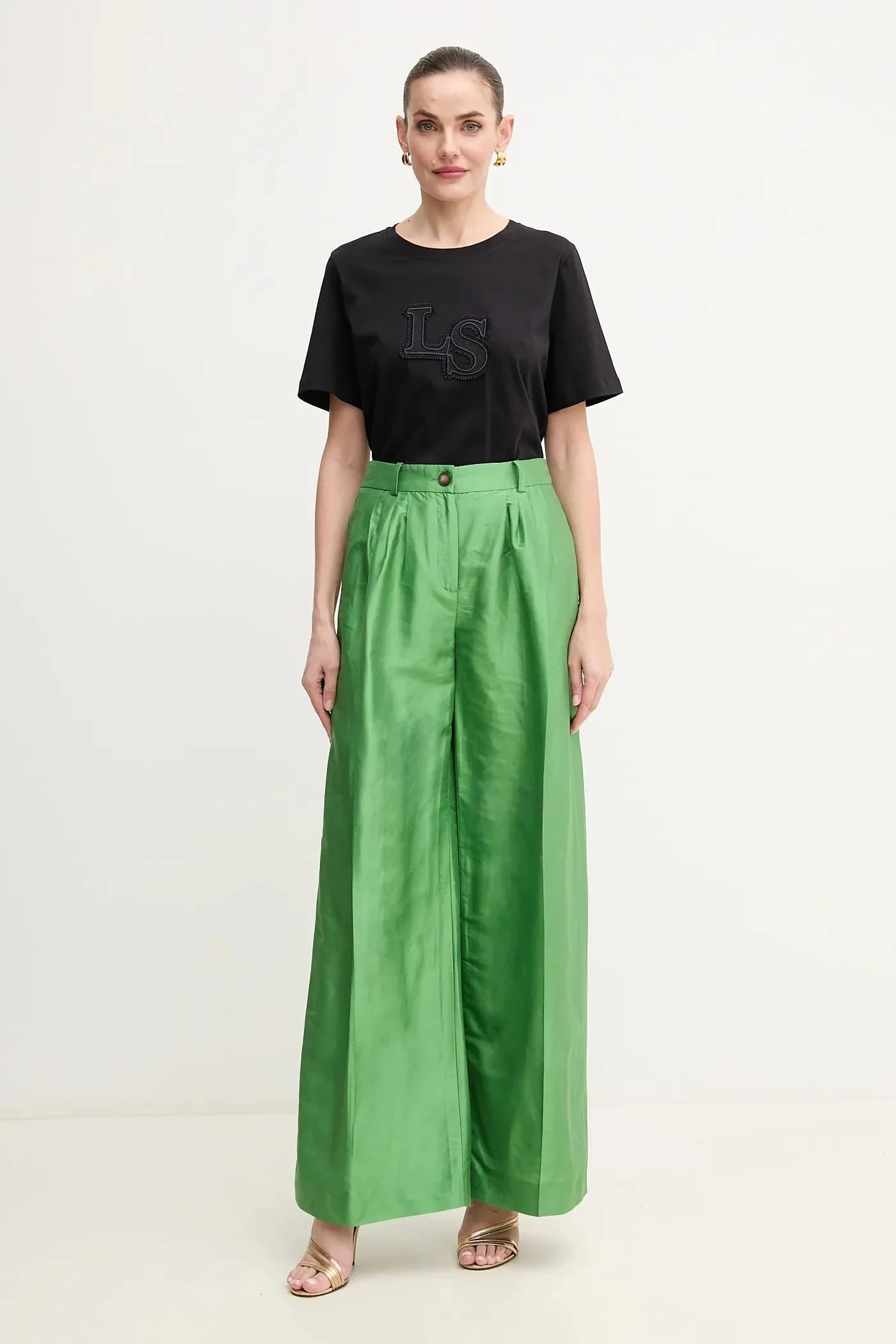 Шелковые брюки - фото 2