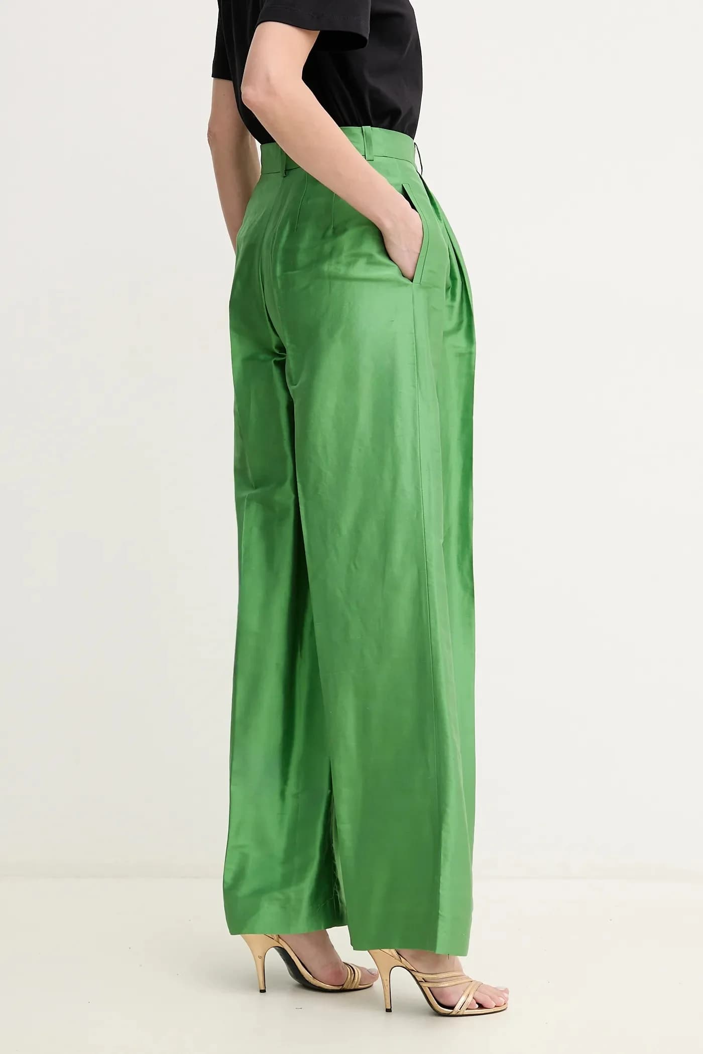 Шелковые брюки - фото 3