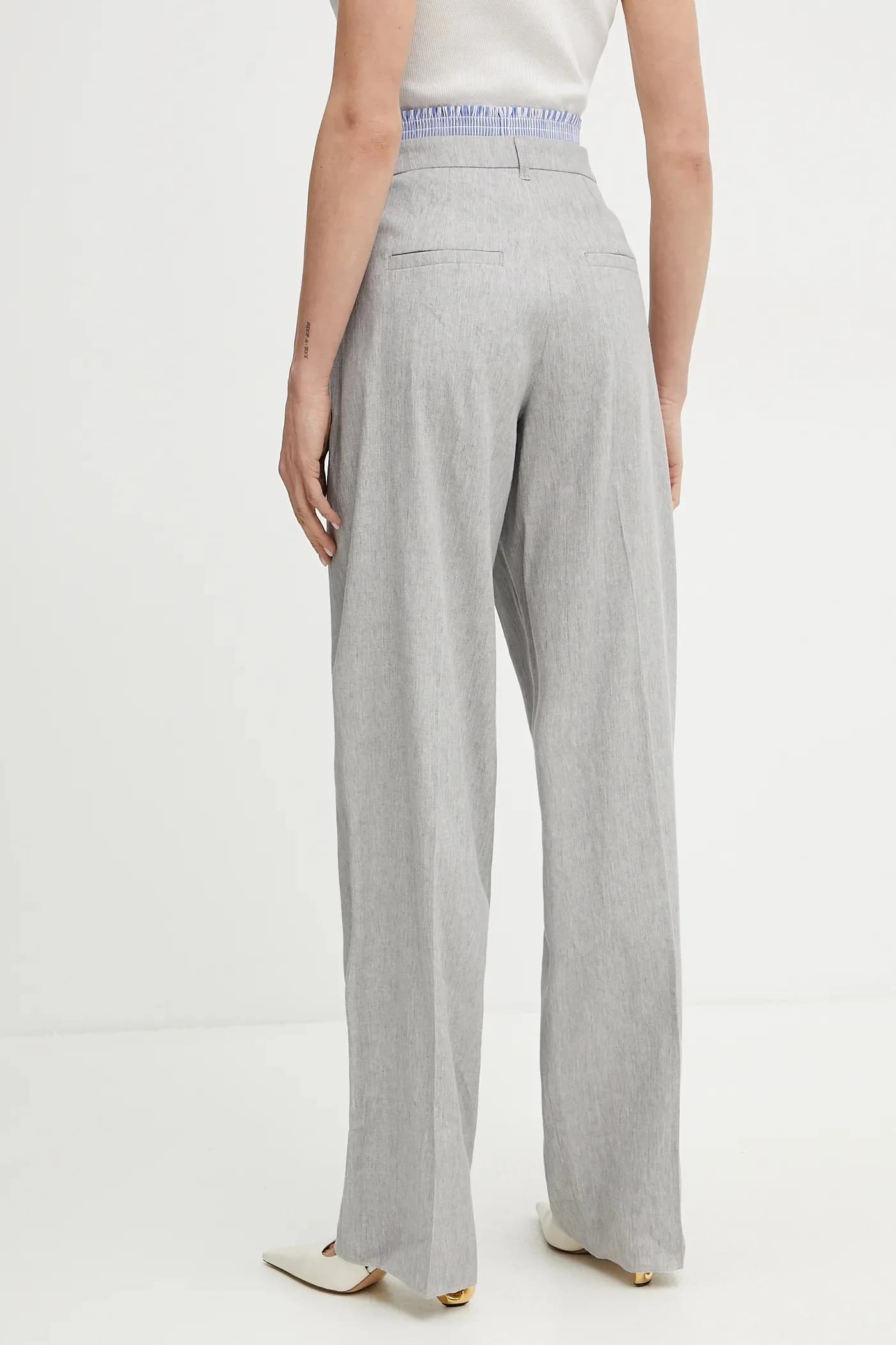 Льняные брюки AUTOCAR - фото 3