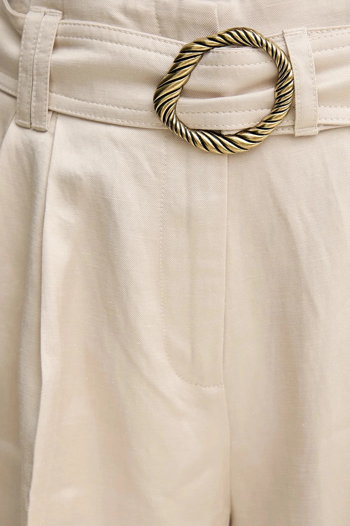 Брюки FATTO из смесового льна - фото 4