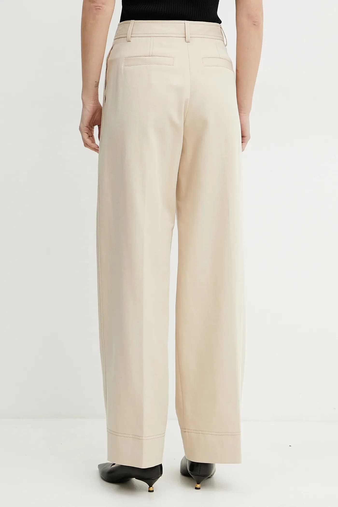 Брюки из смесового льна - фото 3