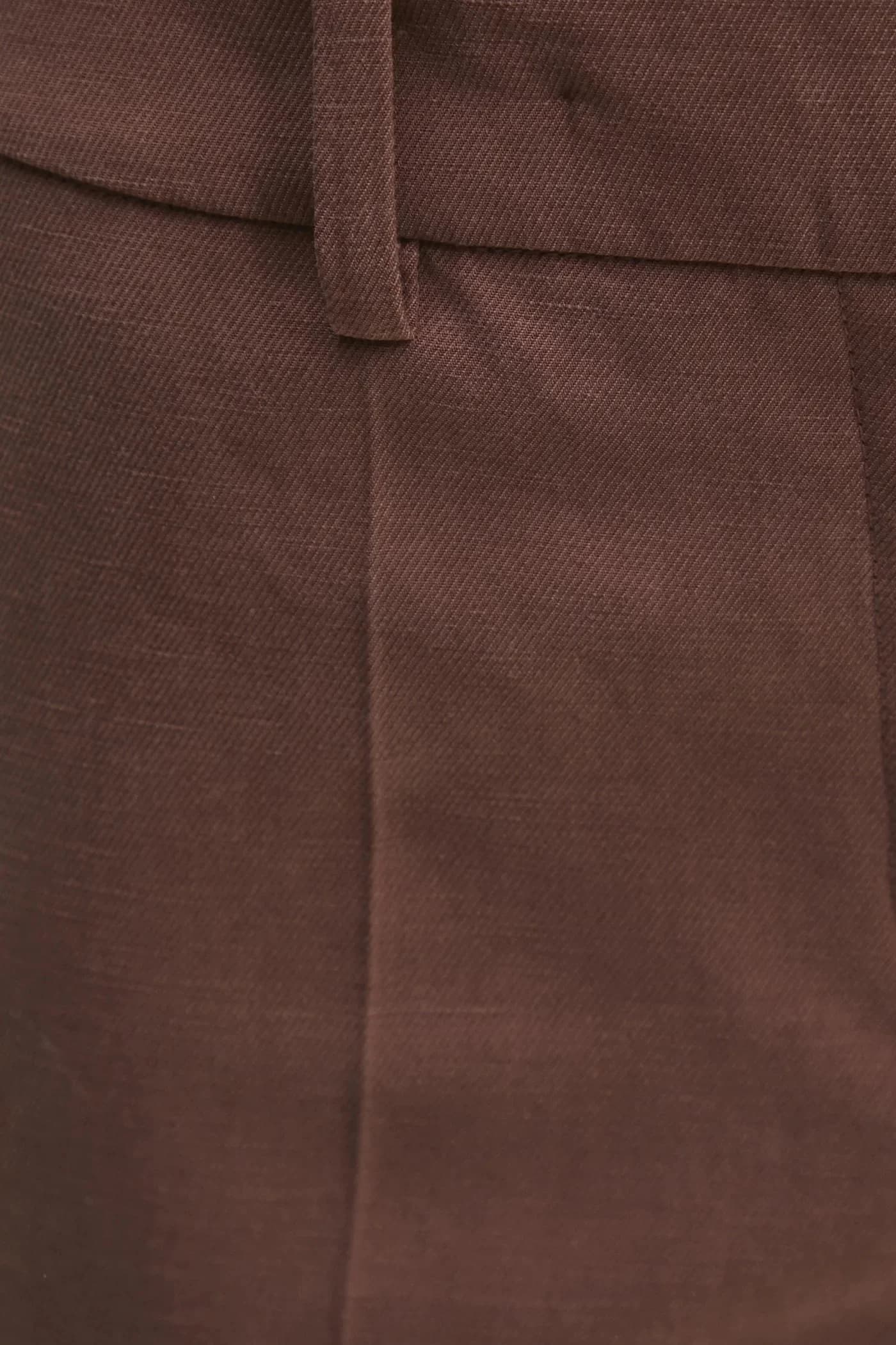 Костюмные брюки прямого кроя - фото 4