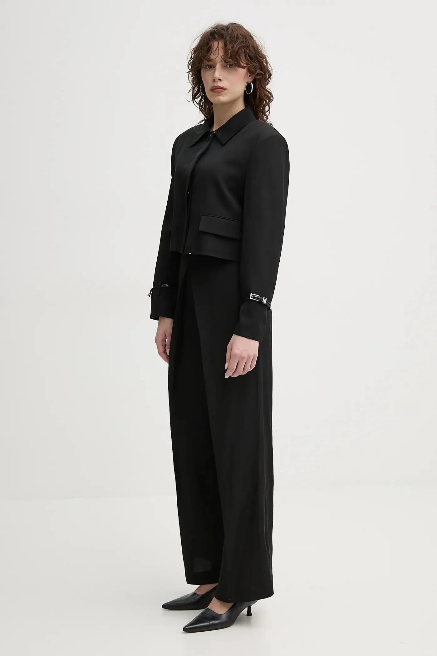 Брюки из смесового льна - фото 2