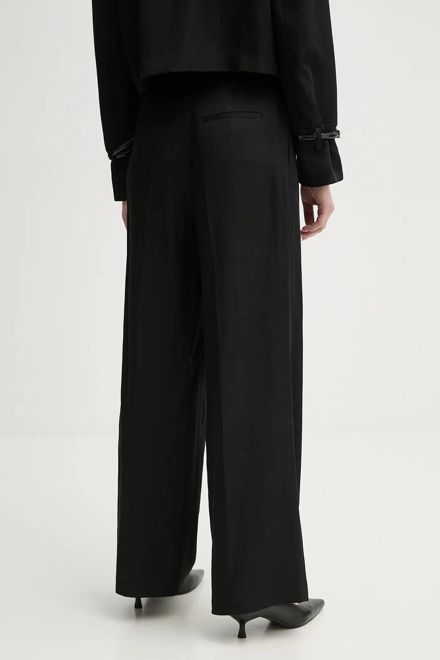 Брюки из смесового льна - фото 3