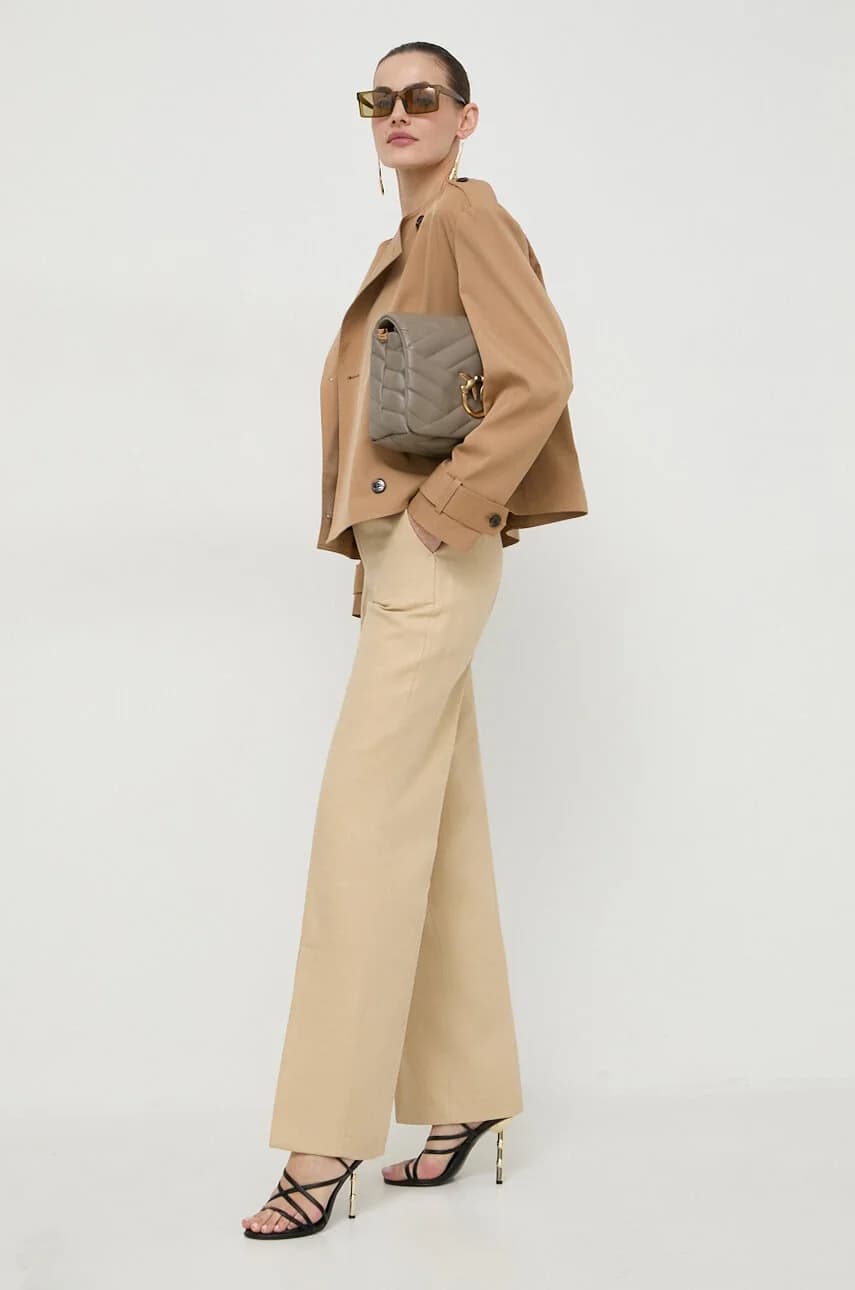 Брюки из смесового льна - фото 2