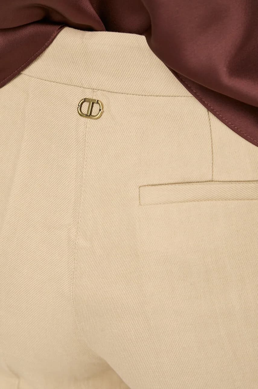 Брюки из смесового льна - фото 4