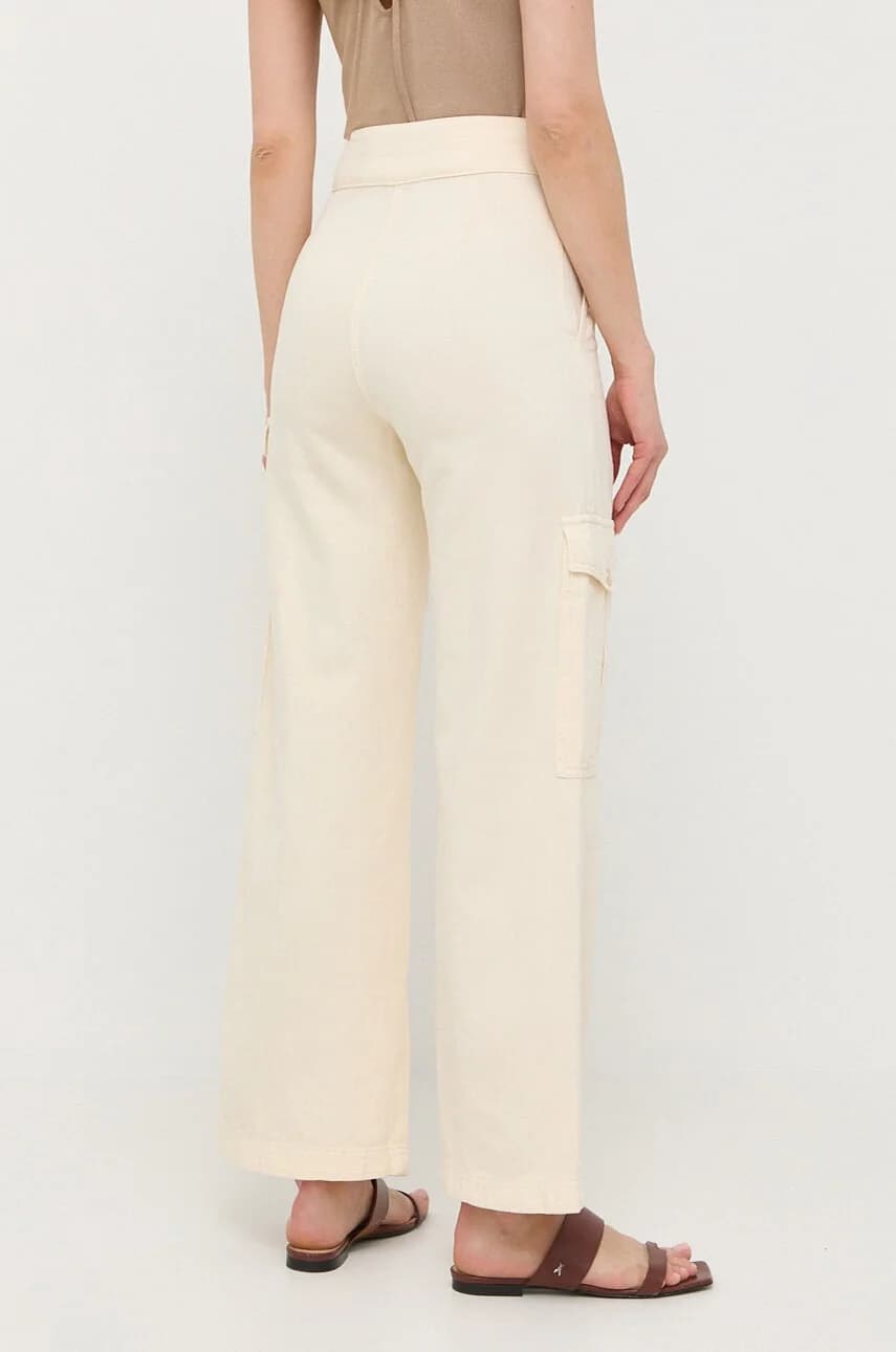 Брюки из смесового льна - фото 3