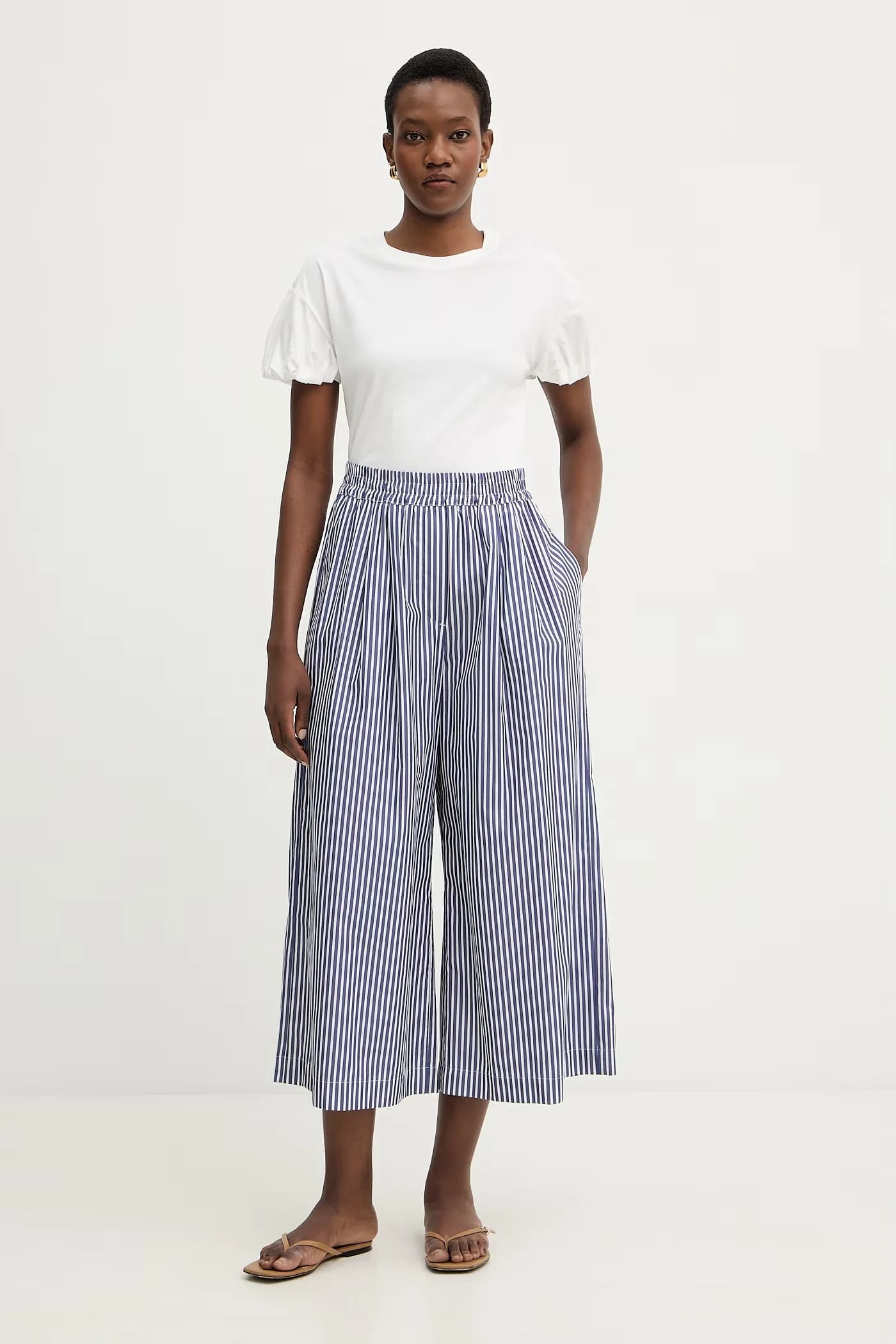 брюки OTTONE из хлопка - фото 2