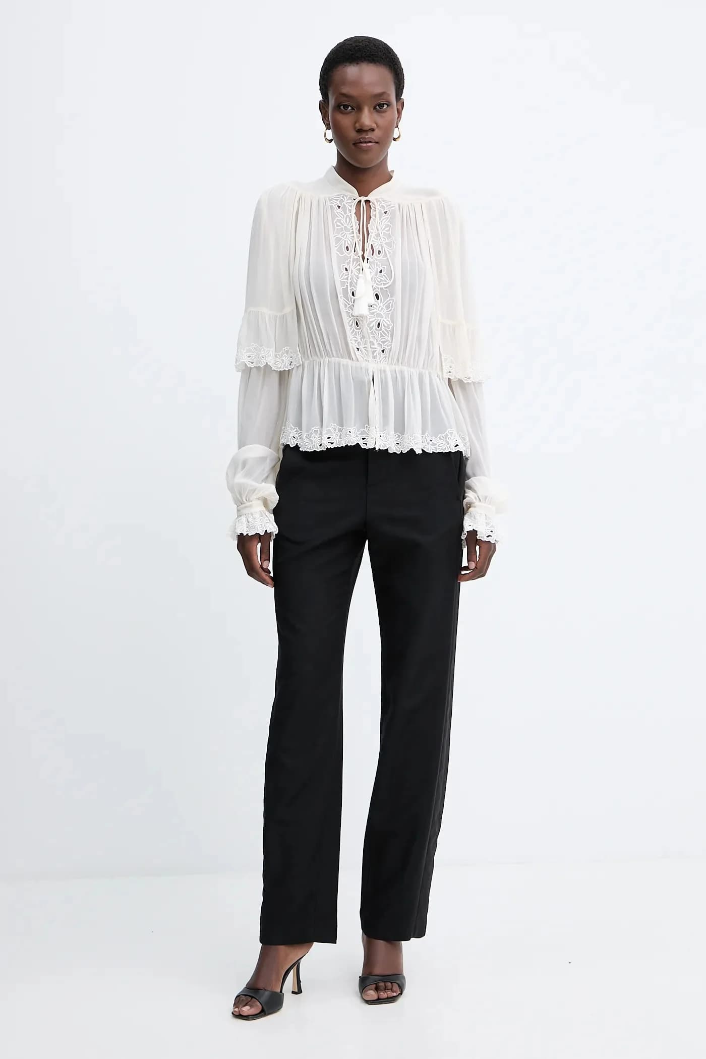 Брюки из смесовой шерсти - фото 2