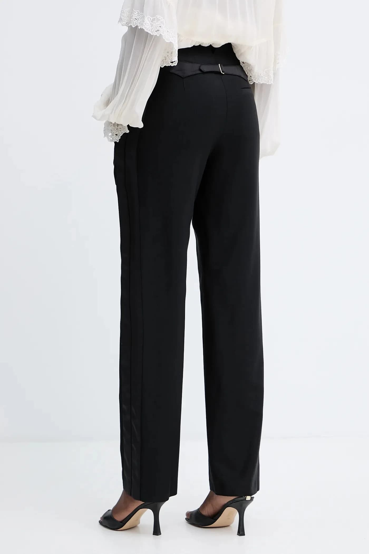 Брюки из смесовой шерсти - фото 3