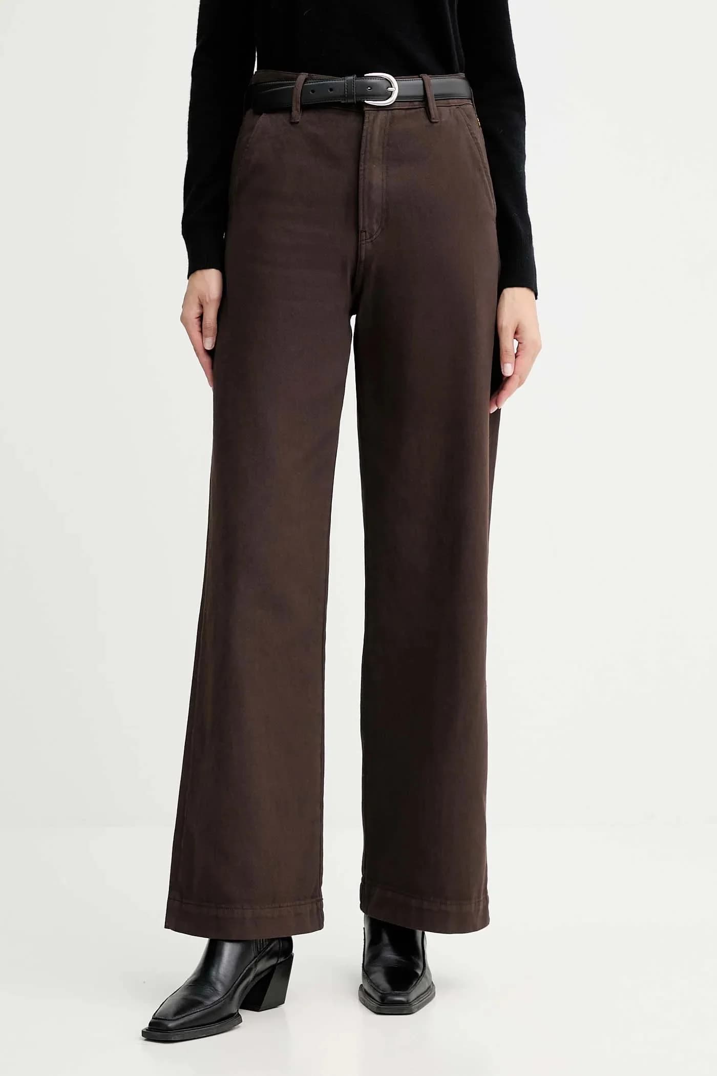 Высокие свободные хлопковые брюки-чинос Deck 2.0