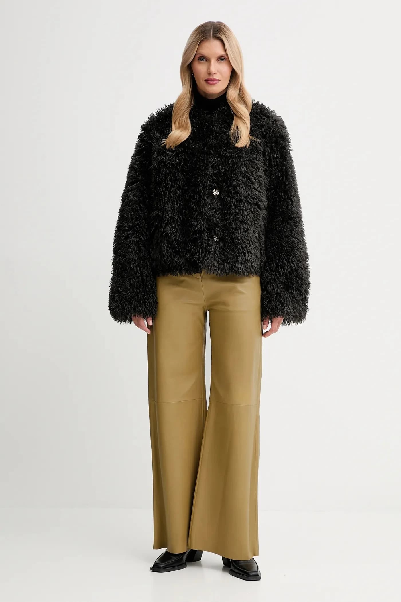 кожаные брюки Rowena - фото 2