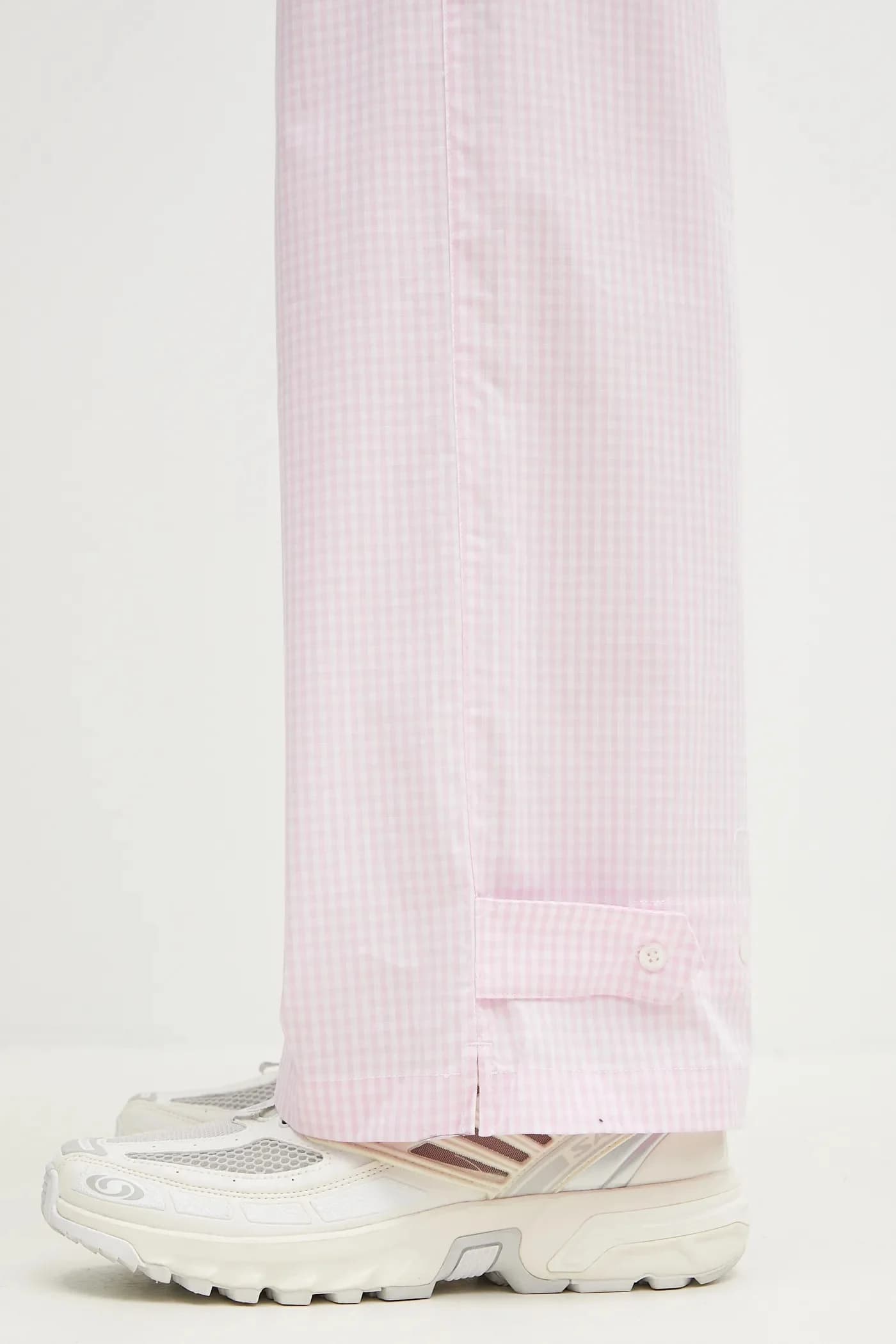 Хлопковые брюки с логотипом Gingham - фото 4