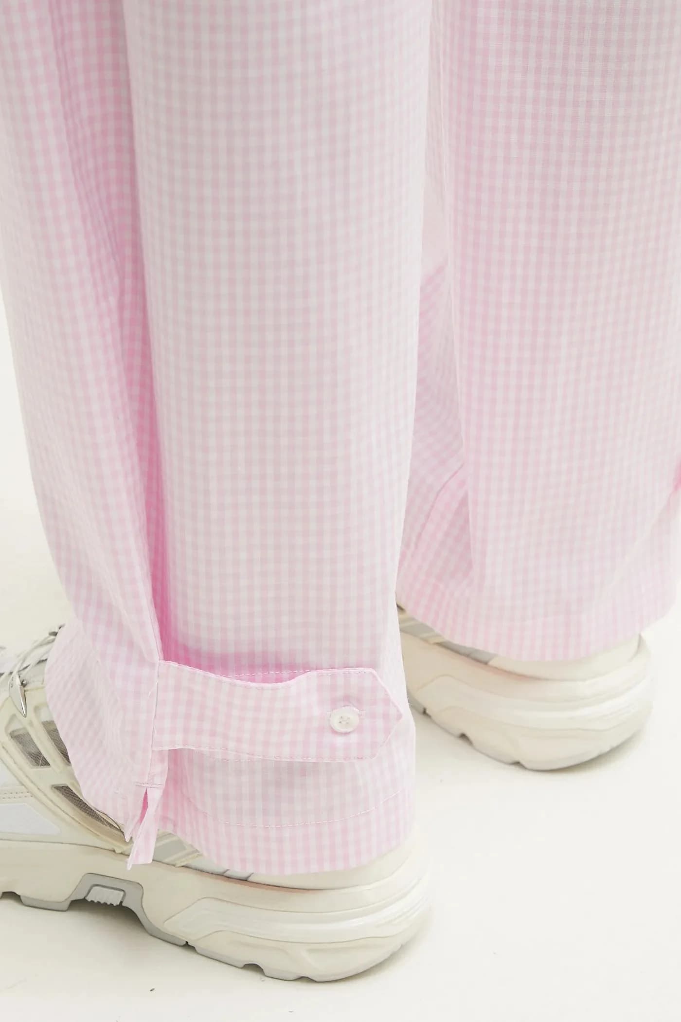 Хлопковые брюки с логотипом Gingham - фото 6