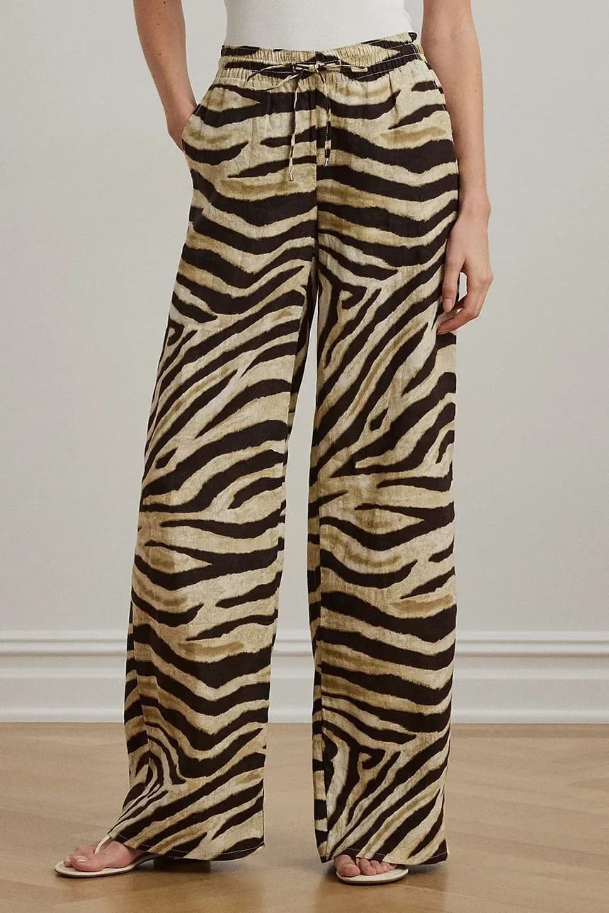 Льняные брюки