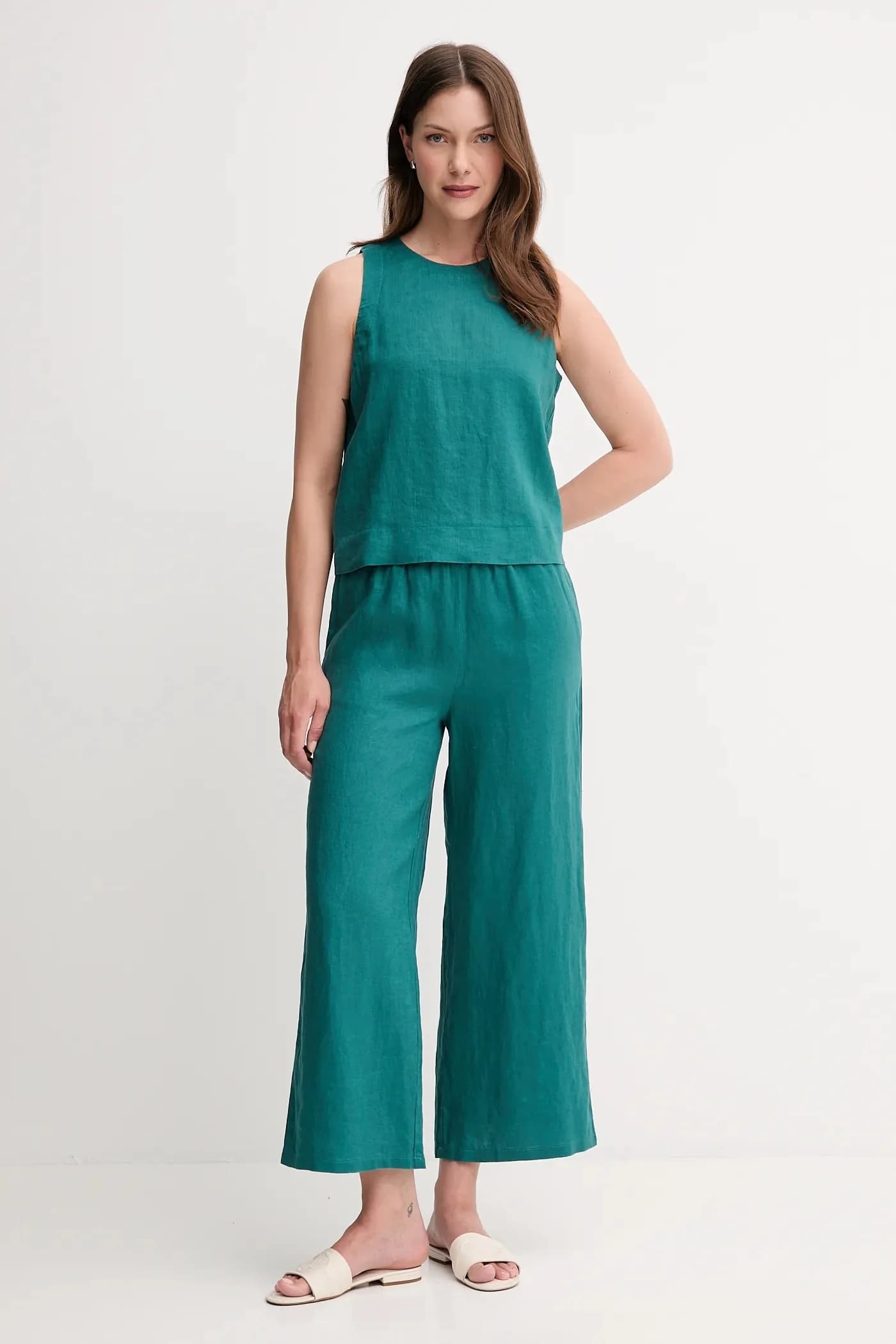 Льняные брюки - фото 2