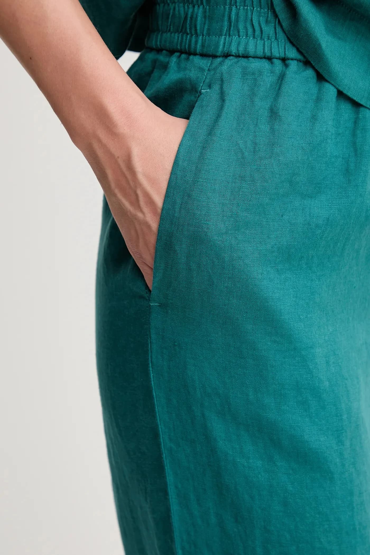 Льняные брюки - фото 4