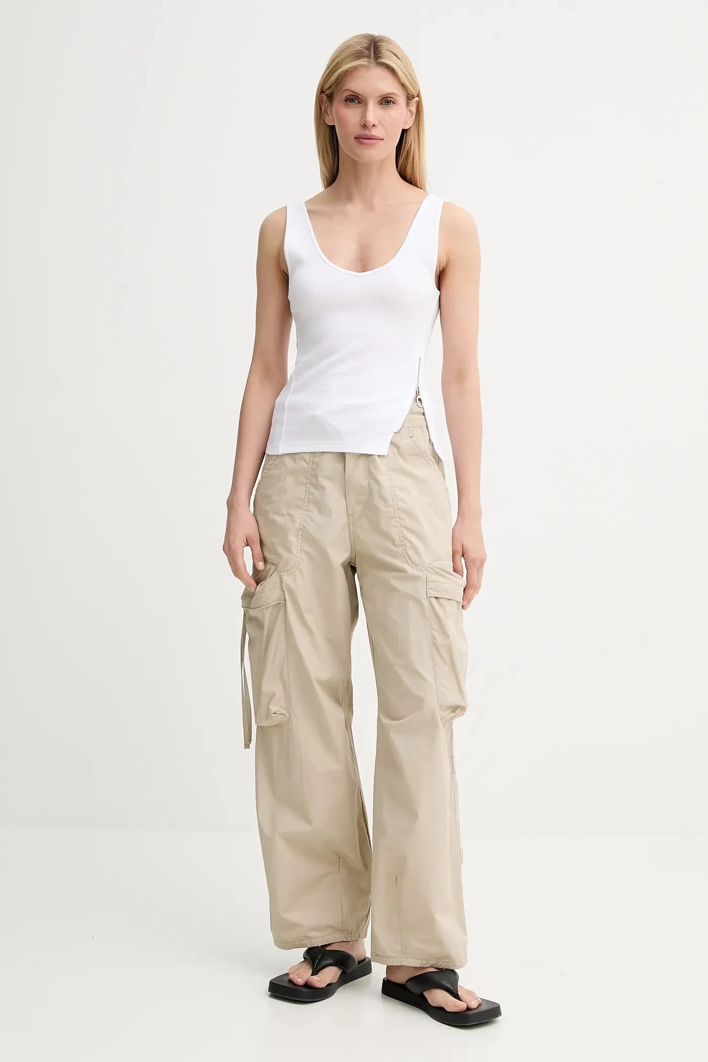 Хлопковые брюки - фото 2