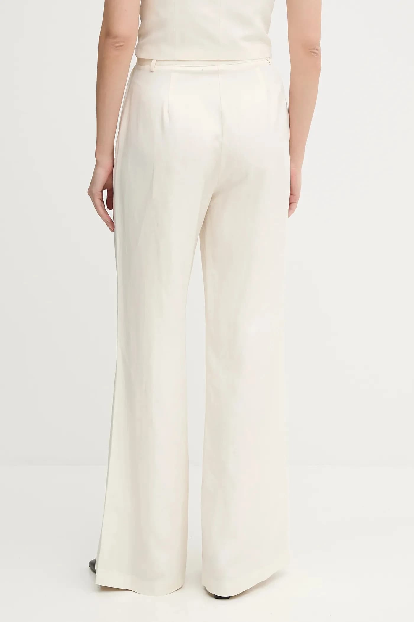 Брюки из смесового льна - фото 3