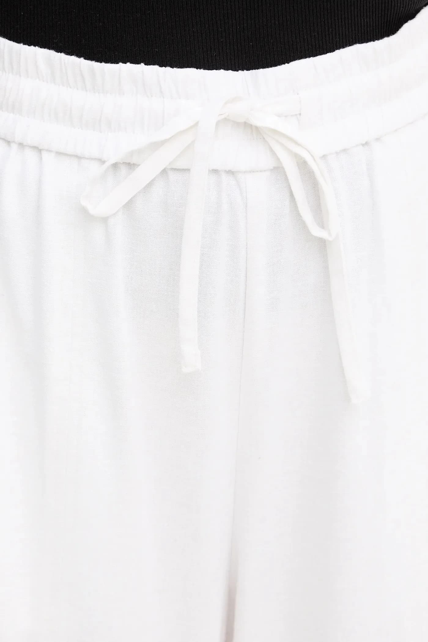 Брюки из смесового льна - фото 4