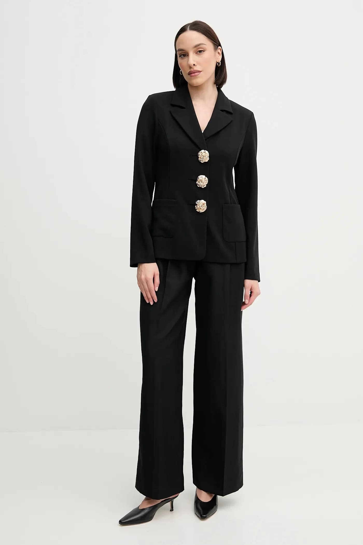 Брюки из смесового льна - фото 2