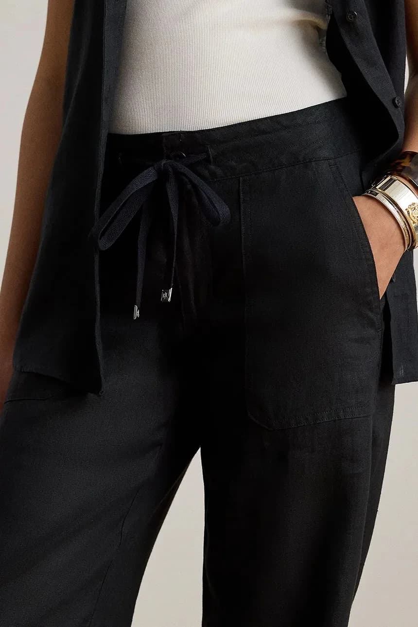 Льняные брюки - фото 4