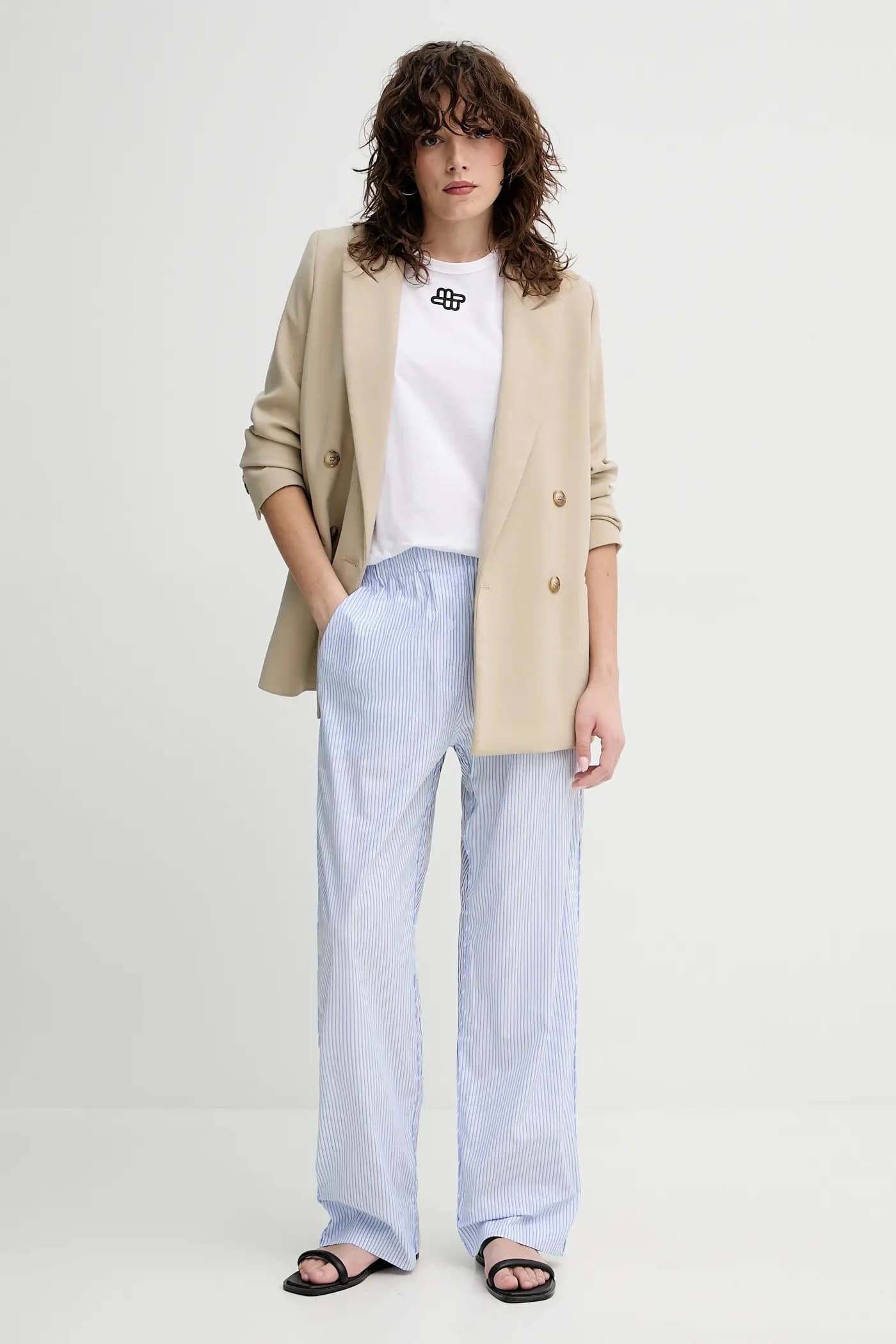 брюки FIDDA из хлопка - фото 2