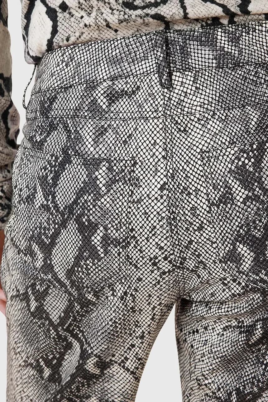 Кожаные брюки SAIGE - фото 4