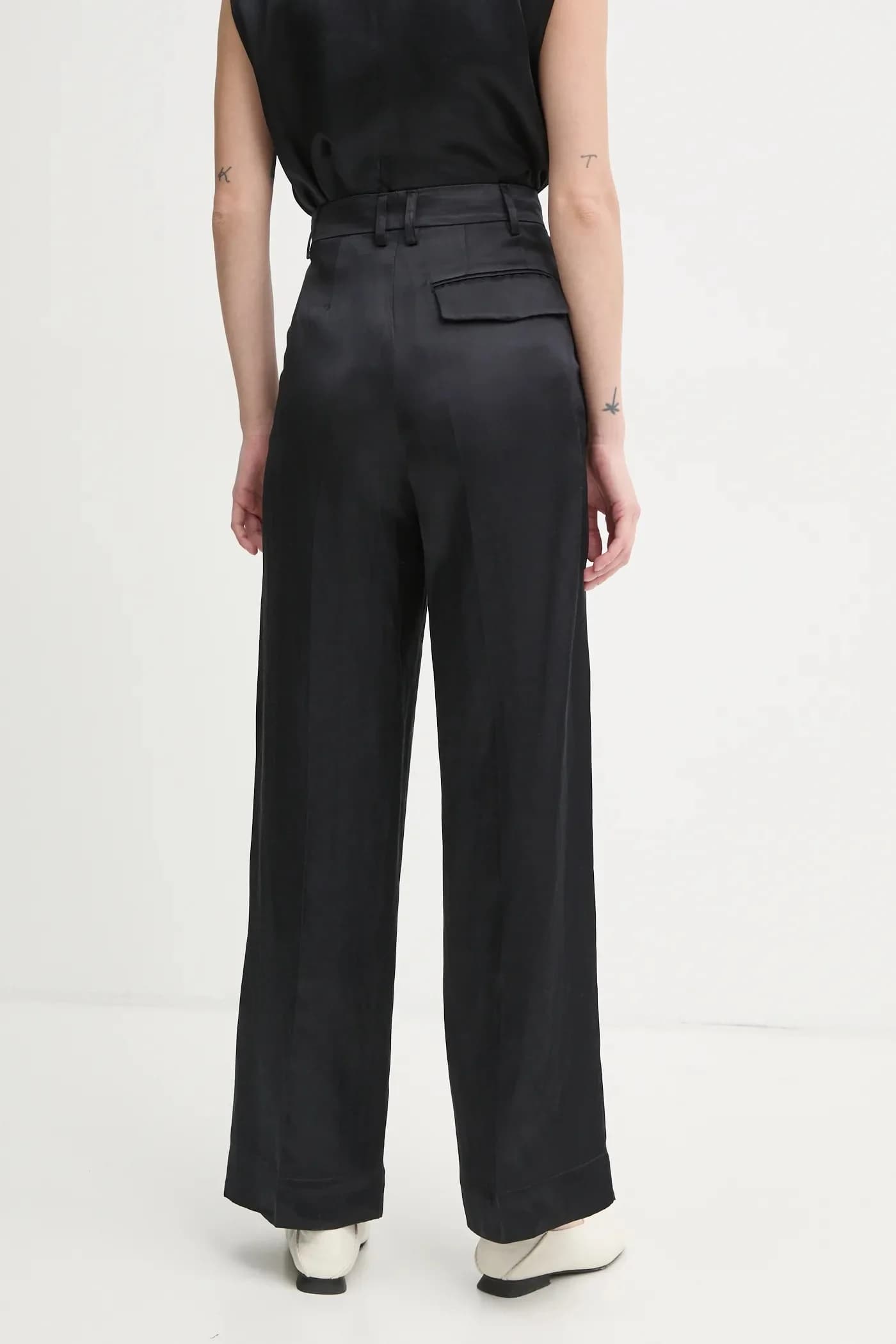 брюки Enzo из смесового льна - фото 3