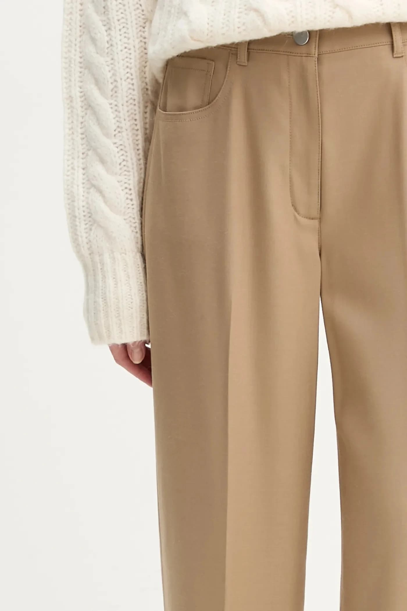 Брюки из смесовой шерсти - фото 4