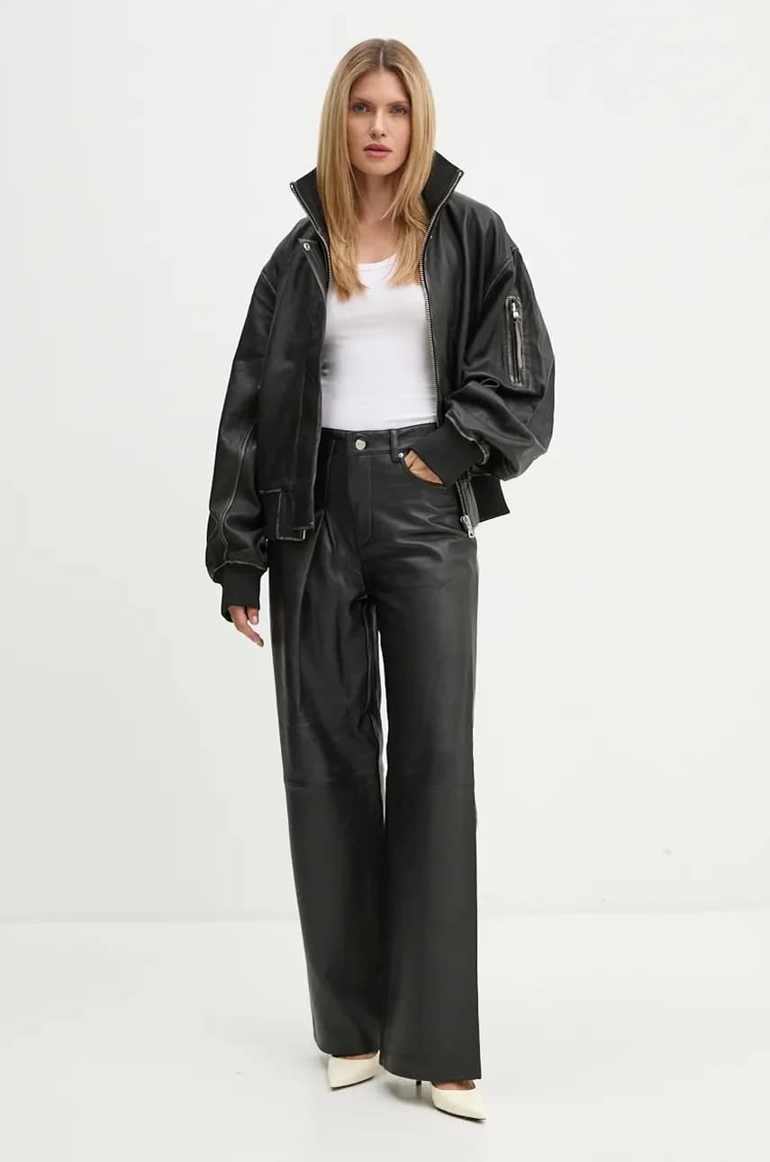 Кожаные брюки - фото 2