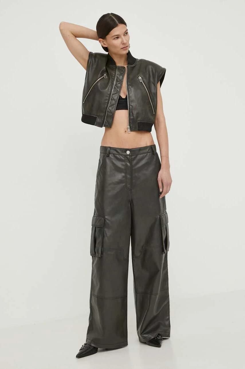 Брюки Franz 2ND Edition - Неровный ПУ 2ND - фото 4