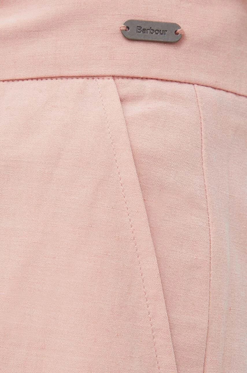 Брюки из смесового льна - фото 5