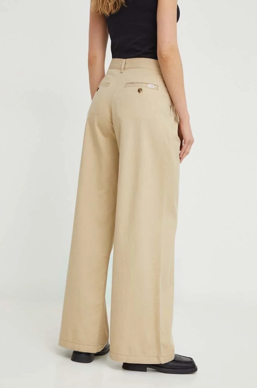 ШИРОКИЕ БРЮКИ ПЛИССИРОВАННЫЕ - фото 3