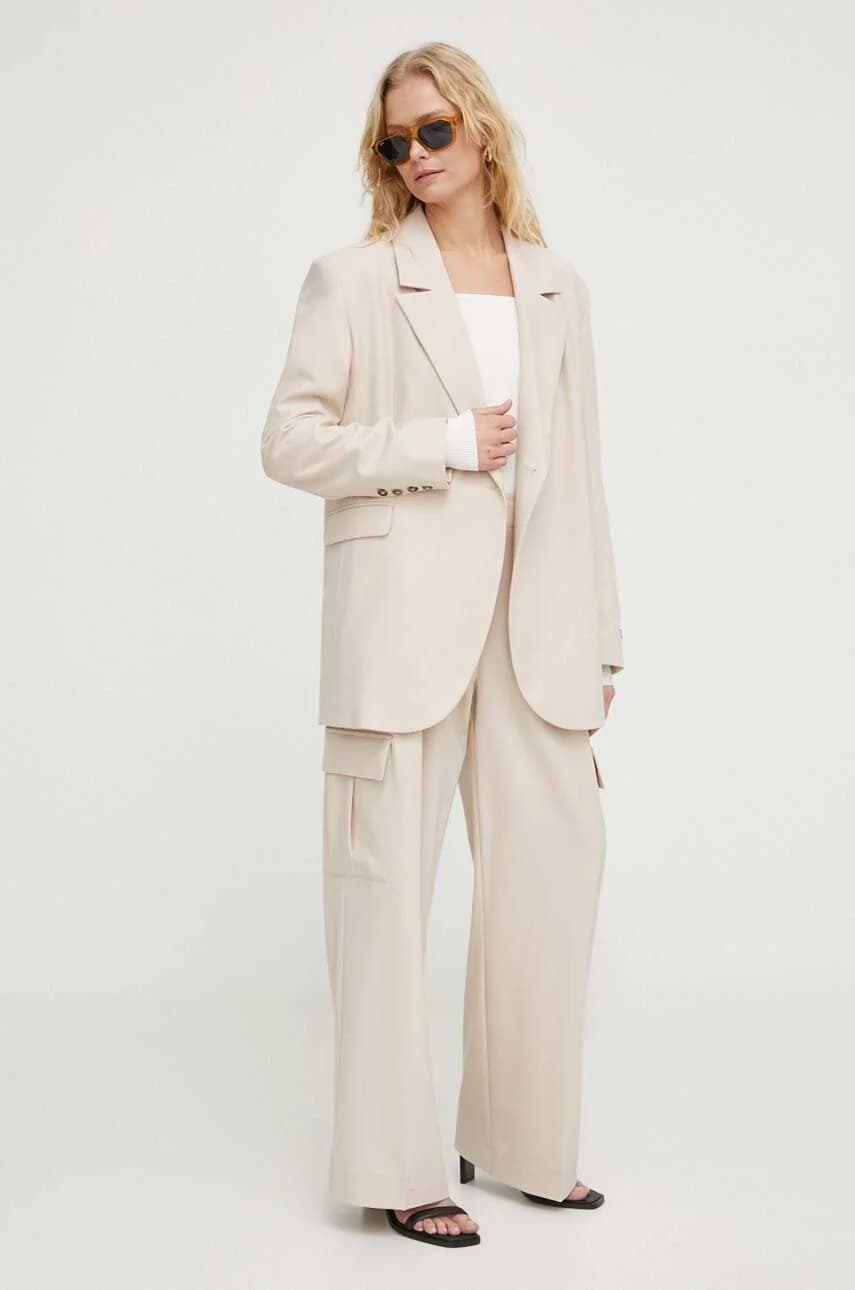 Брюки Louise из смесовой шерсти - фото 2