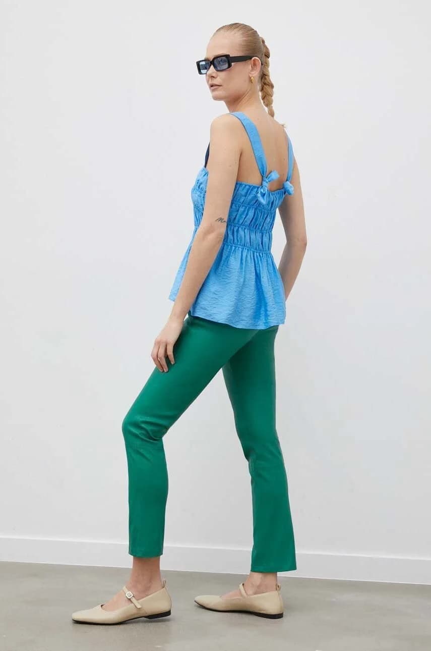 Кожаные брюки - фото 4