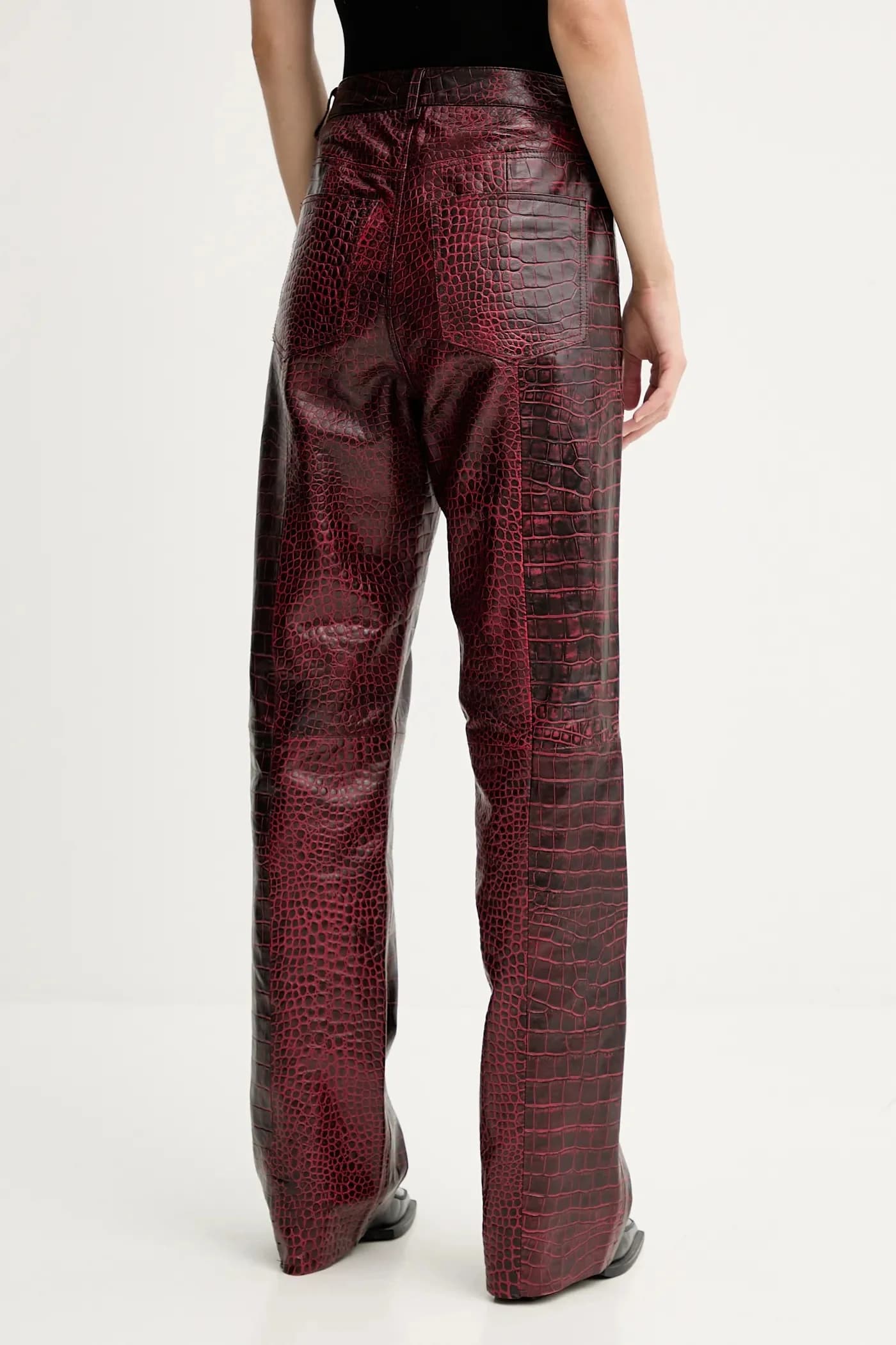 Кожаные брюки - фото 3