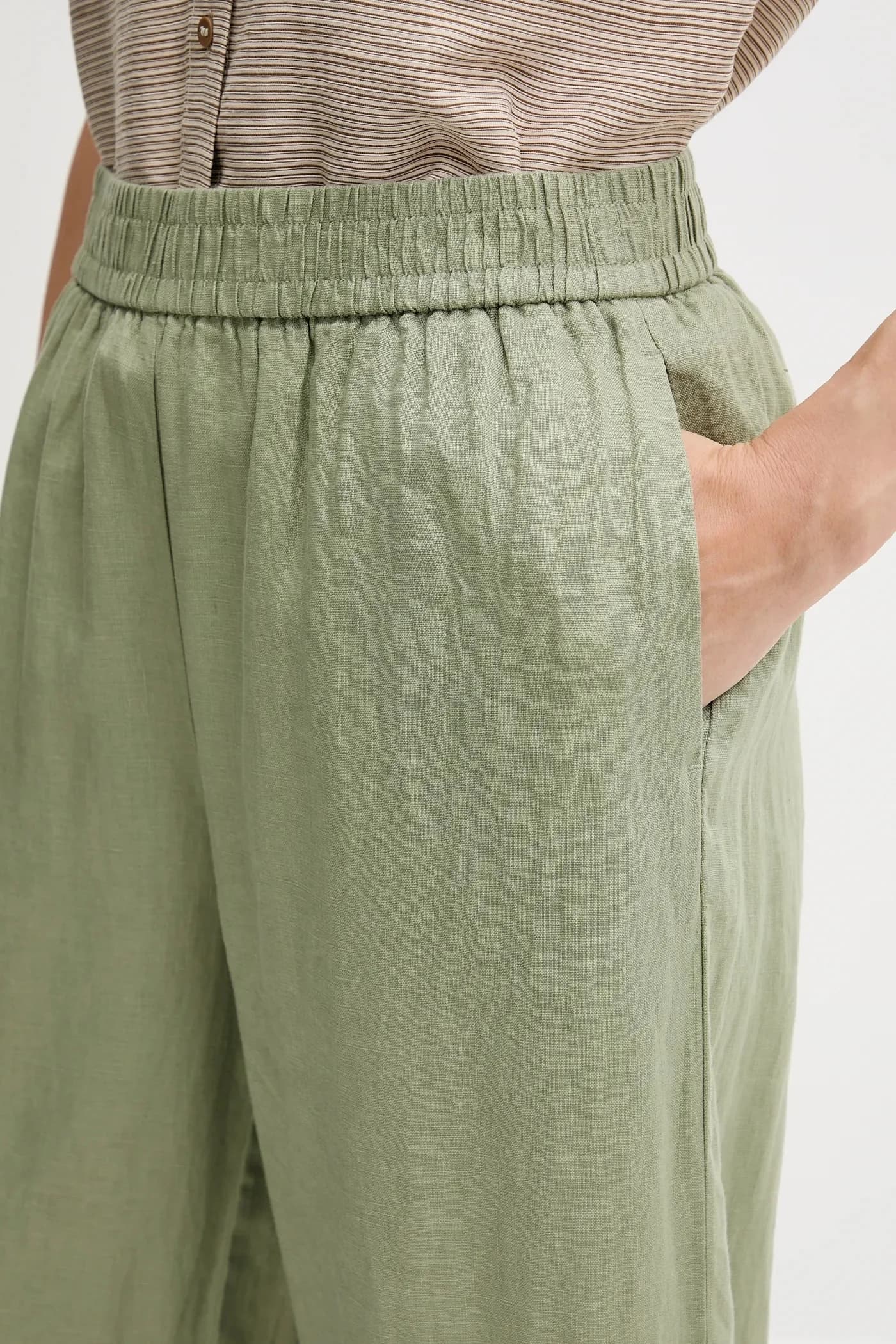 Льняные брюки - фото 4