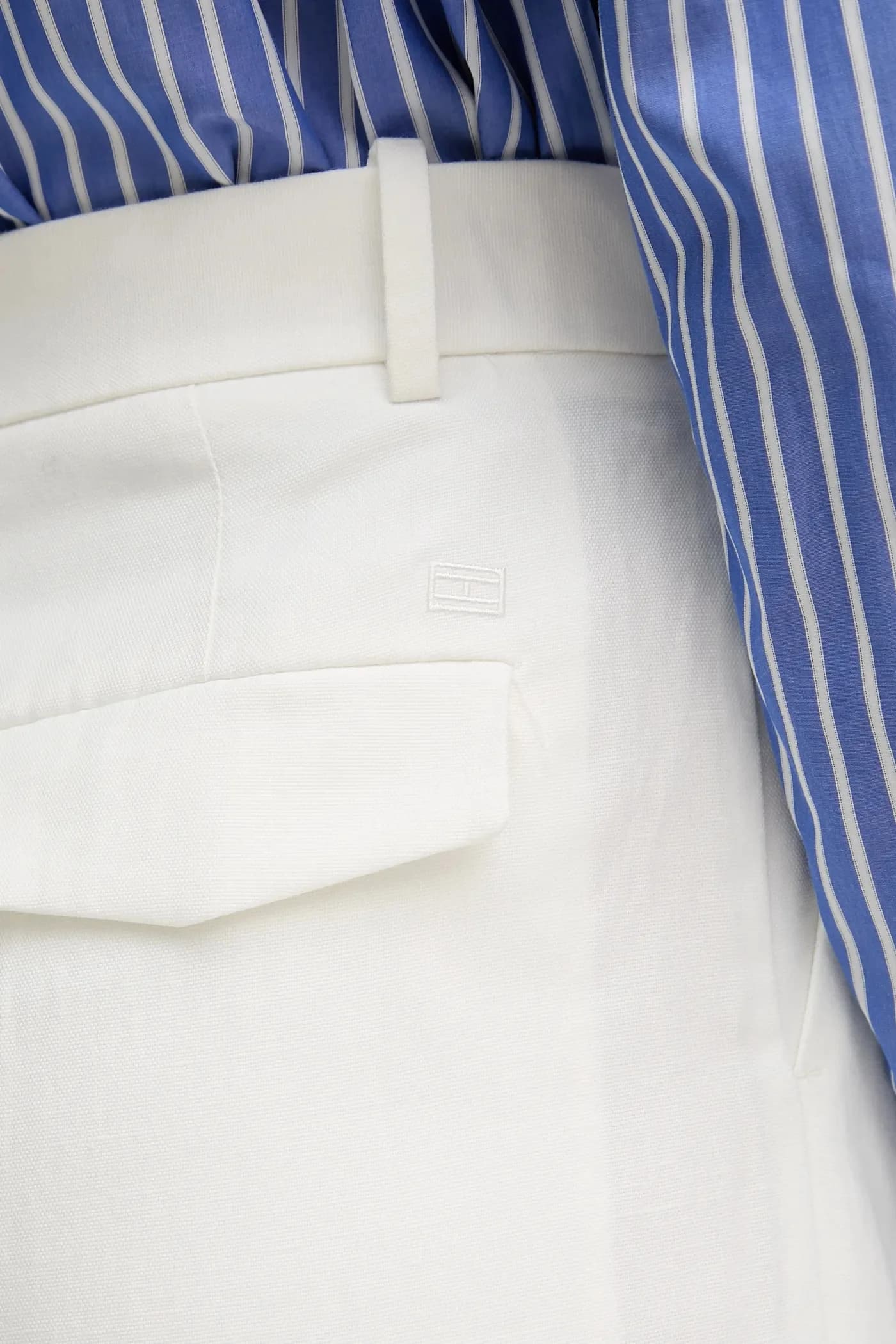 Брюки из смесового льна - фото 4