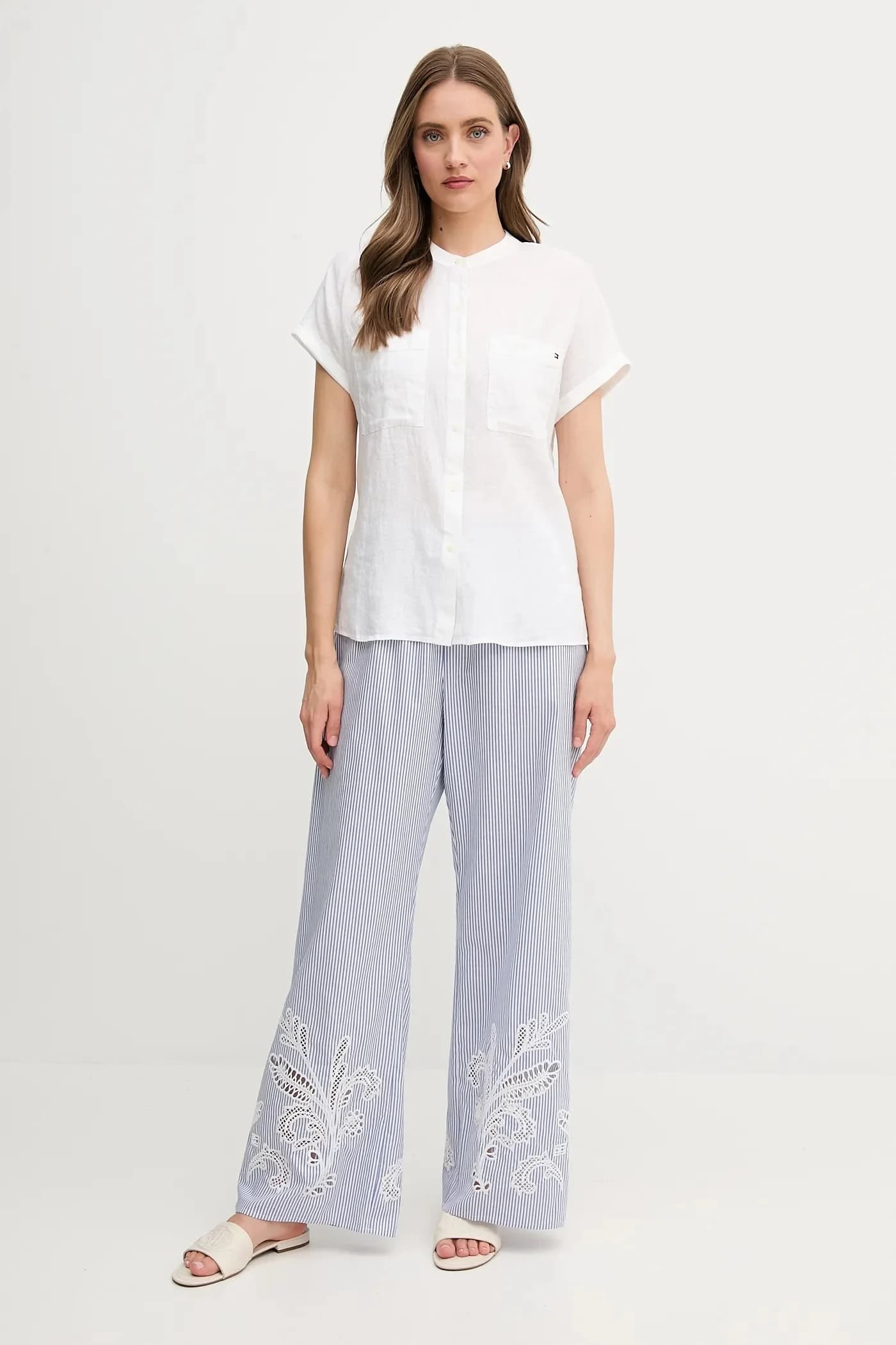 Хлопковые брюки - фото 2