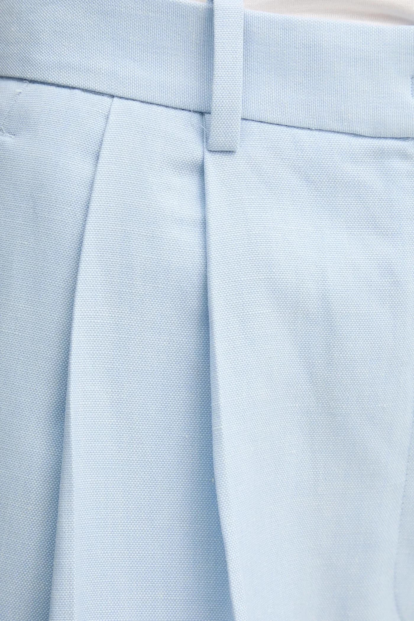 Брюки из смесового льна - фото 4