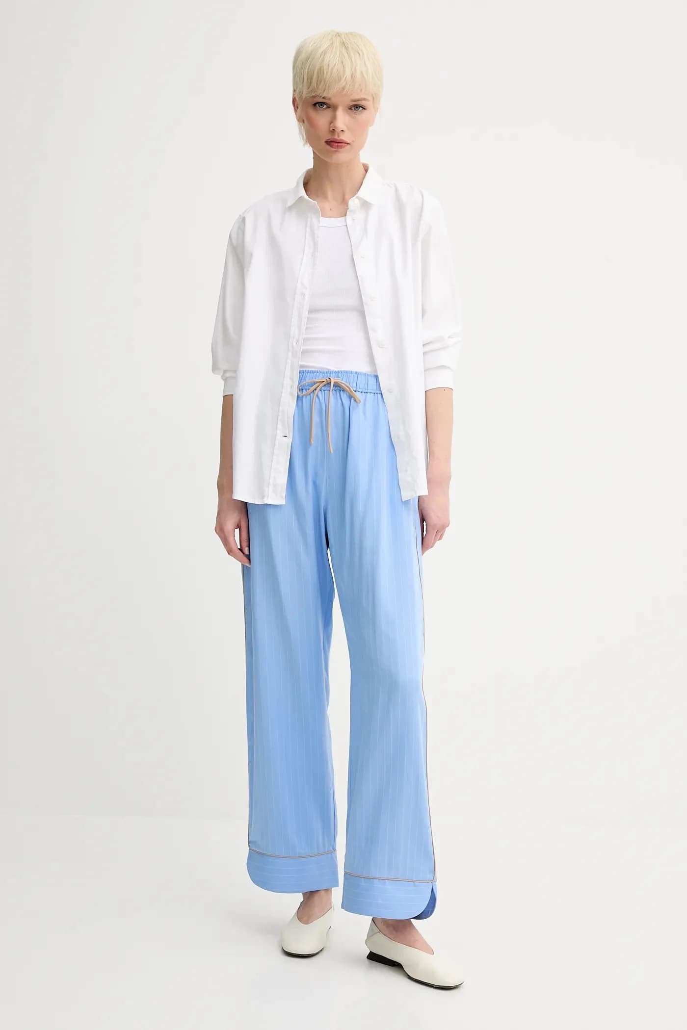 Брюки UKAVA из смесового льна - фото 2