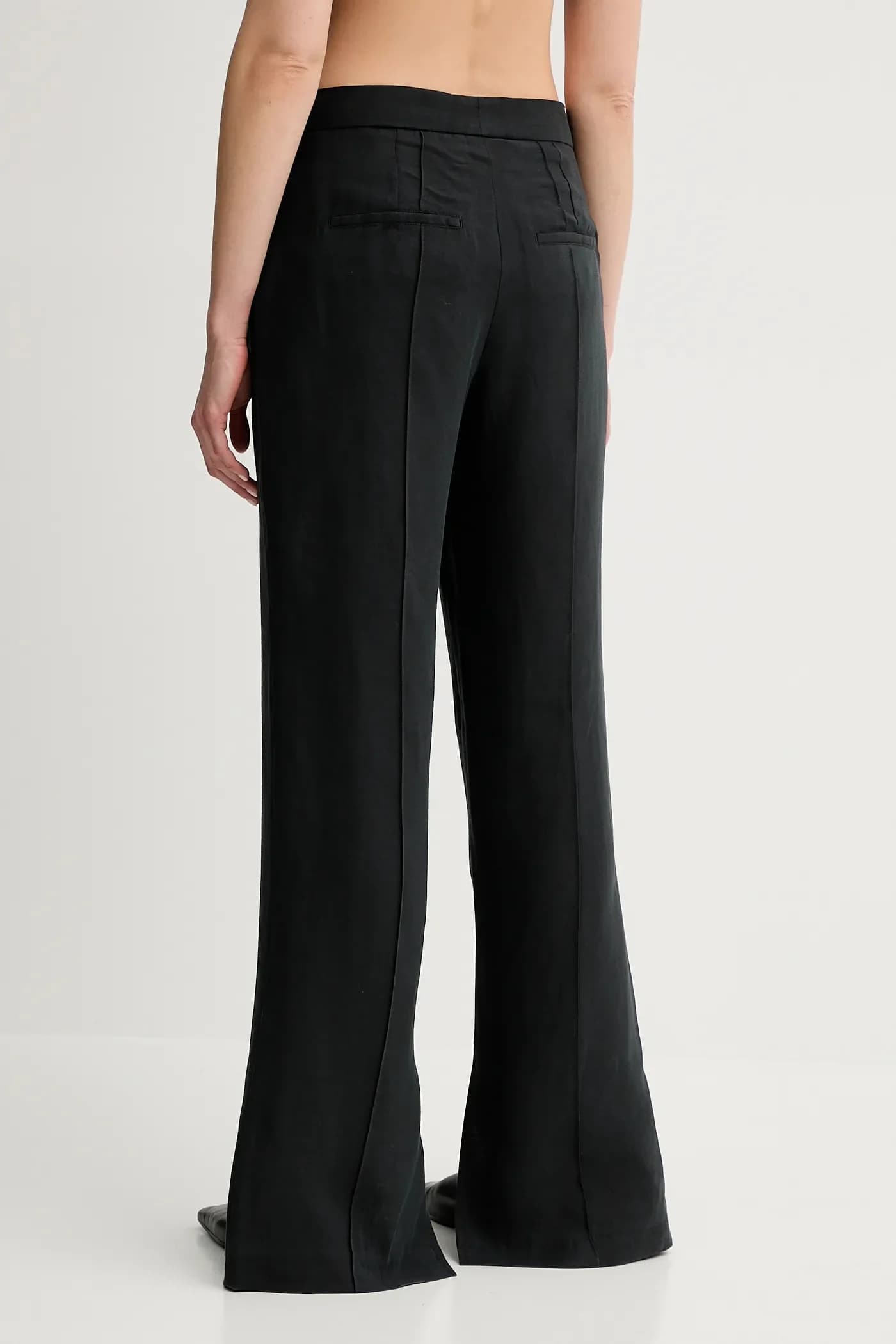 Брюки из смесового льна - фото 3