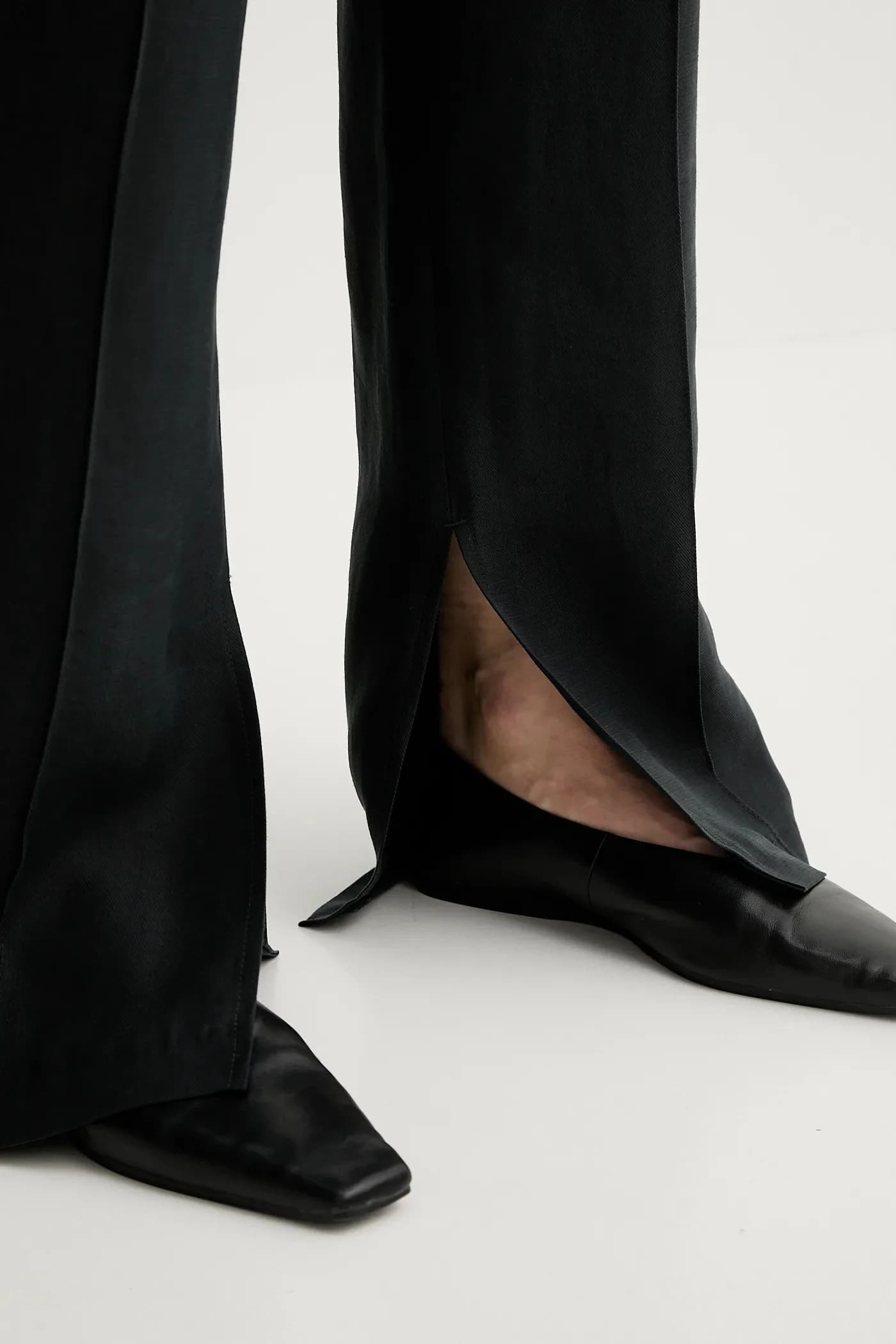 Брюки из смесового льна - фото 6